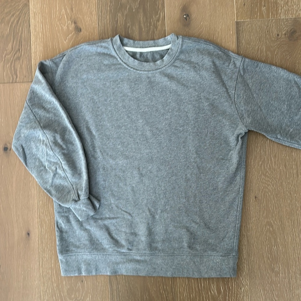 Lululemon Perfectly Oversized Gray Sweatshirt